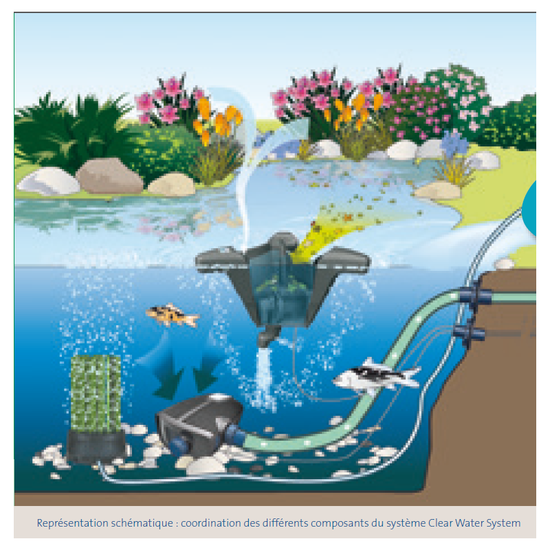 Aérateur et Oxygénateur pour bassin jardin - Décor Aquatique
